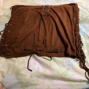 Brown skirt